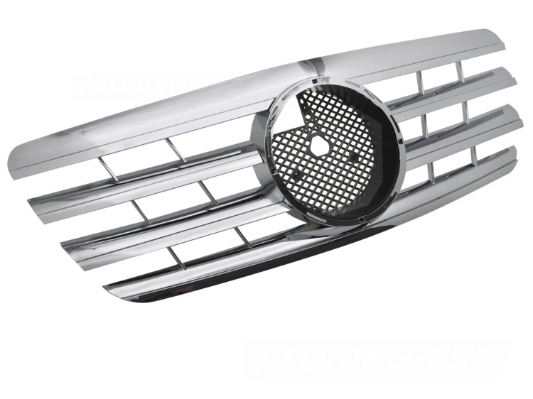Grill Mercedes E-Class (W210 / S210) Facelift 1999 - 2003 │ Sportsgrill CL-stil - krom