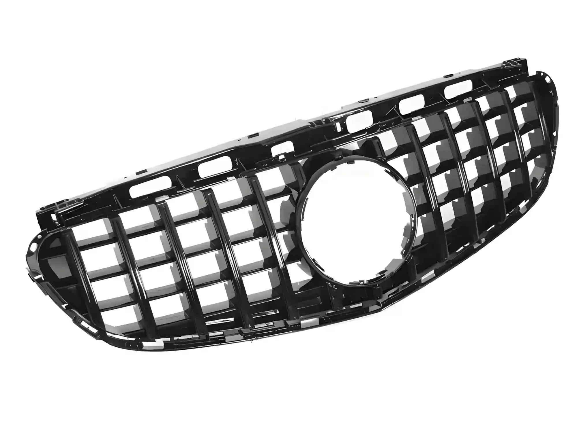 Grill Mercedes E-Class (W212 / S212) 2013–2016 │ Sportsgrill GT-stil - svart høyglans