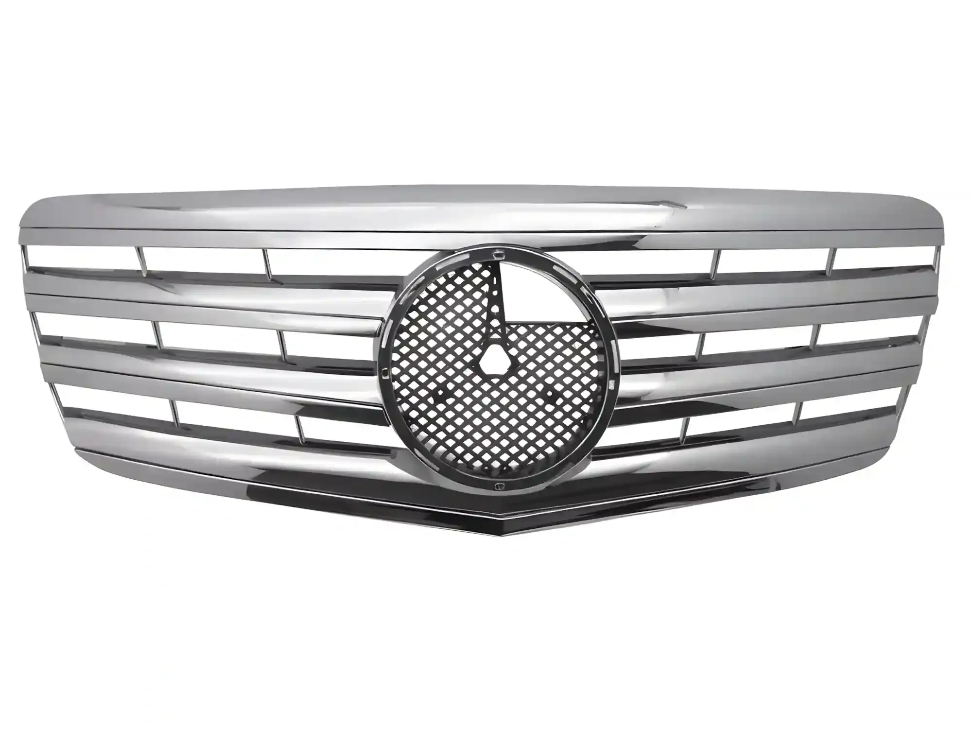 Grill Mercedes E (W211 / S211) 2006 – 2009 │ Sportsgrill CL-stil - krom – bilde 2