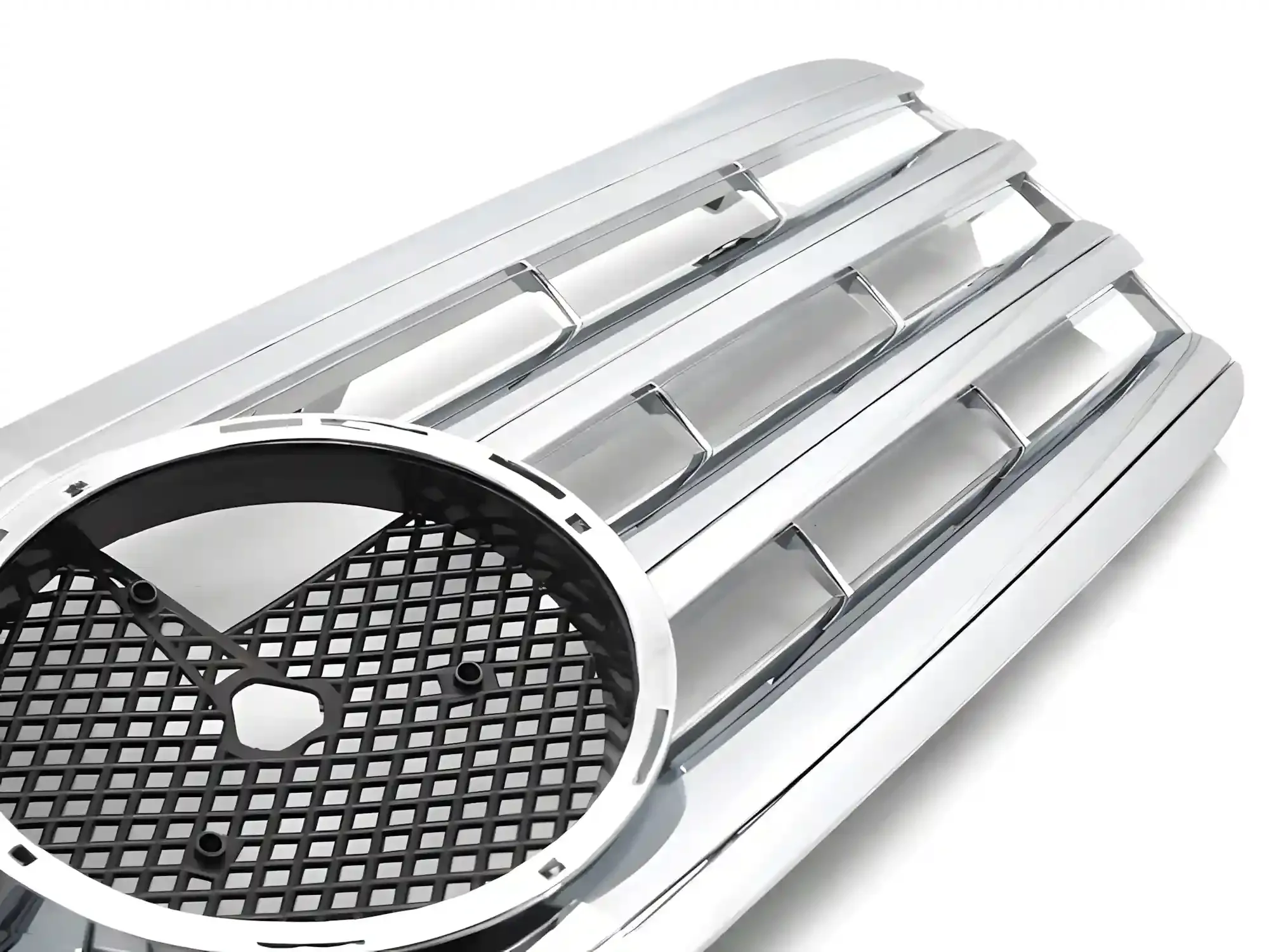 Grill Mercedes E (W211 / S211) 2006 – 2009 │ Sportsgrill CL-stil - krom – bilde 3