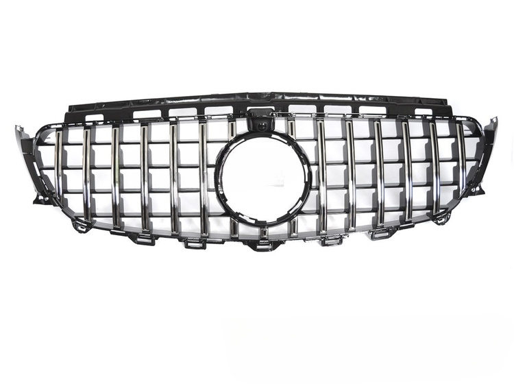 Grill Mercedes E (W213 / S213) 2016 – 2019 │ Sportsgrill GT-stil - svart / krom – bilde 2