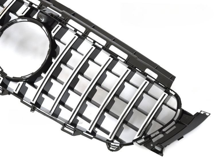 Grill Mercedes E (W213 / S213) 2016 – 2019 │ Sportsgrill GT-stil - svart / krom – bilde 3