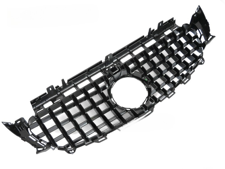 Grill Mercedes E (W213 / S213) 2016 – 2019 │ Sportsgrill GT-stil - svart / krom – bilde 4
