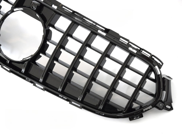 Grill Mercedes E (W213 / S213) Facelift 2020 – 2023 │ Sportsgrill GT-stil - svart høyglans – bilde 3