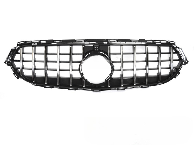 Grill Mercedes E (W213 / S213) Facelift 2020 – 2023 │ Sportsgrill GT-stil - svart / krom – bilde 2