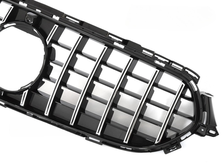 Grill Mercedes E (W213 / S213) Facelift 2020 – 2023 │ Sportsgrill GT-stil - svart / krom – bilde 3