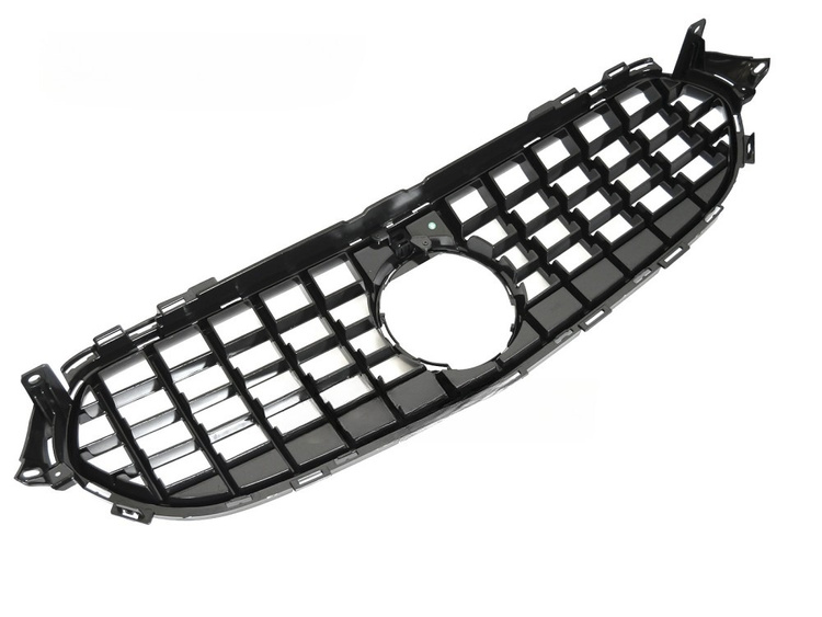 Grill Mercedes E (W213 / S213) Facelift 2020 – 2023 │ Sportsgrill GT-stil - svart / krom – bilde 4