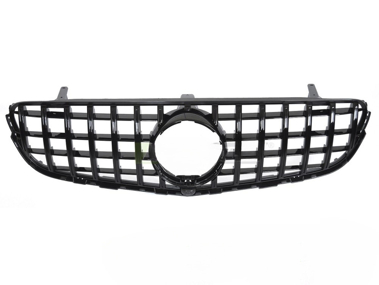 Grill Mercedes GLC (W253) 2015 – 2018 │ Sportsgrill GT-stil - svart høyglans – bilde 2
