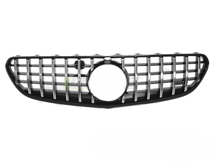 Grill Mercedes S (C217 / A217) 2014 – 2020 │ Sportsgrill GT-stil - svart / krom – bilde 2