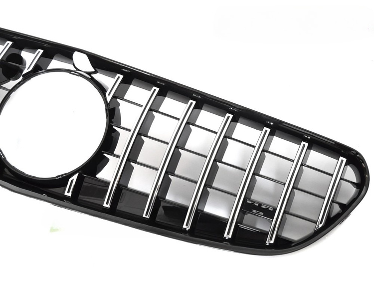 Grill Mercedes S (C217 / A217) 2014 – 2020 │ Sportsgrill GT-stil - svart / krom – bilde 3