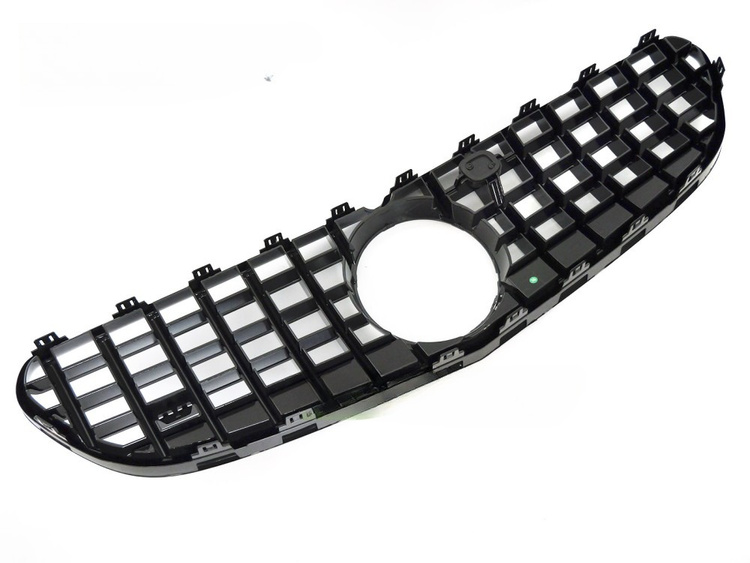 Grill Mercedes S (C217 / A217) 2014 – 2020 │ Sportsgrill GT-stil - svart / krom – bilde 4