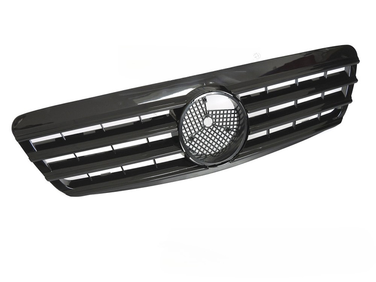 Grill Mercedes S-Class (W220) 1998 - 2002 │ Sportsgrill CL-stil - svart høyglans