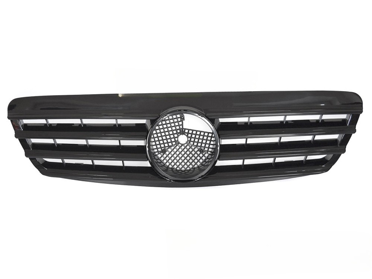 Grill Mercedes S-Class (W220) 1998 - 2002 │ Sportsgrill CL-stil - svart høyglans – bilde 2