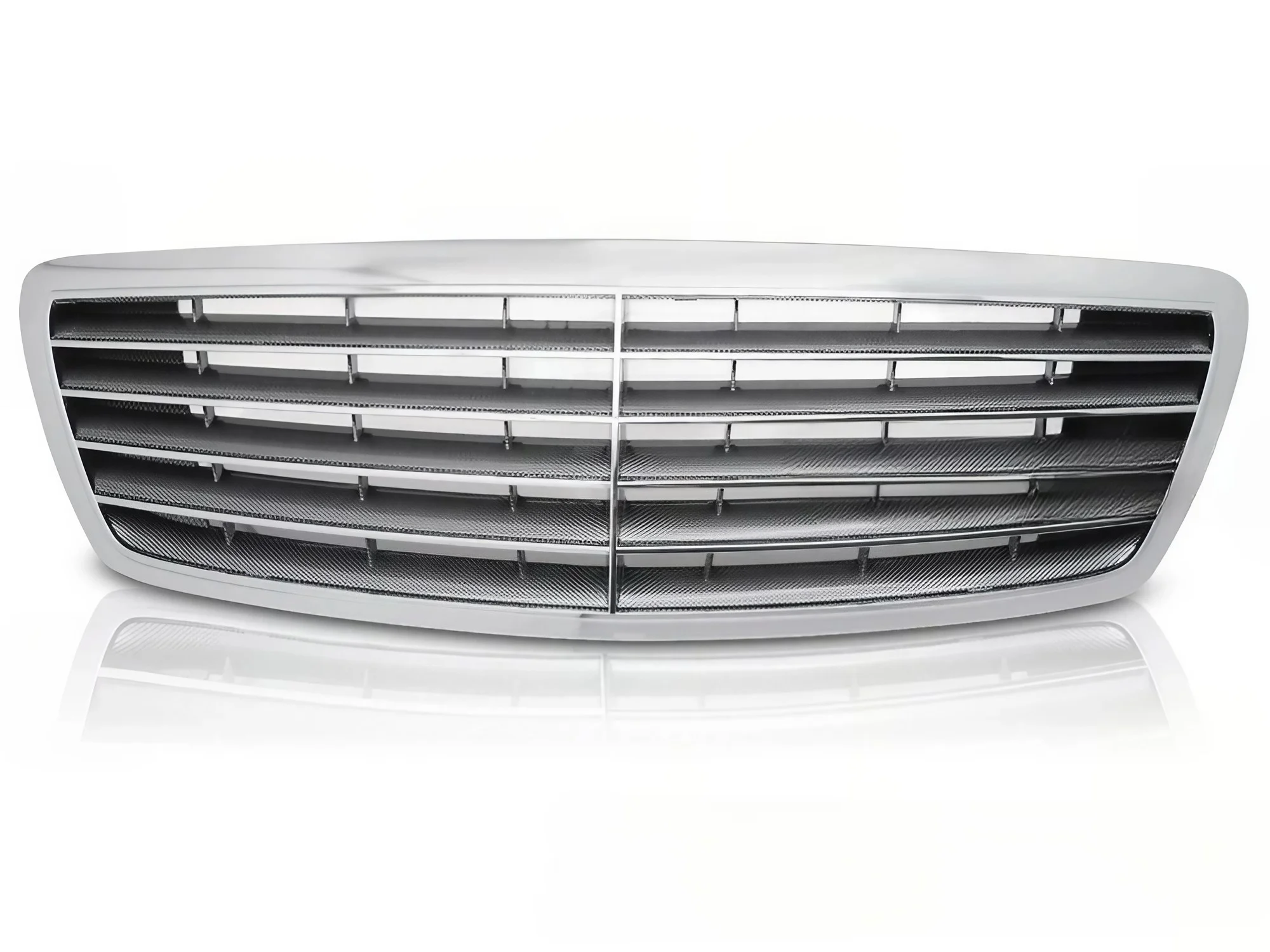 Grill Mercedes S-Class (W220) 2002 - 2005 │ Sportsgrill S-stil - krom / carbon look – bilde 2