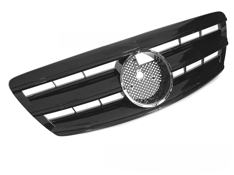 Grill Mercedes S-Class (W220) 2002 - 2006 │ Sportsgrill CL-stil - svart høyglans