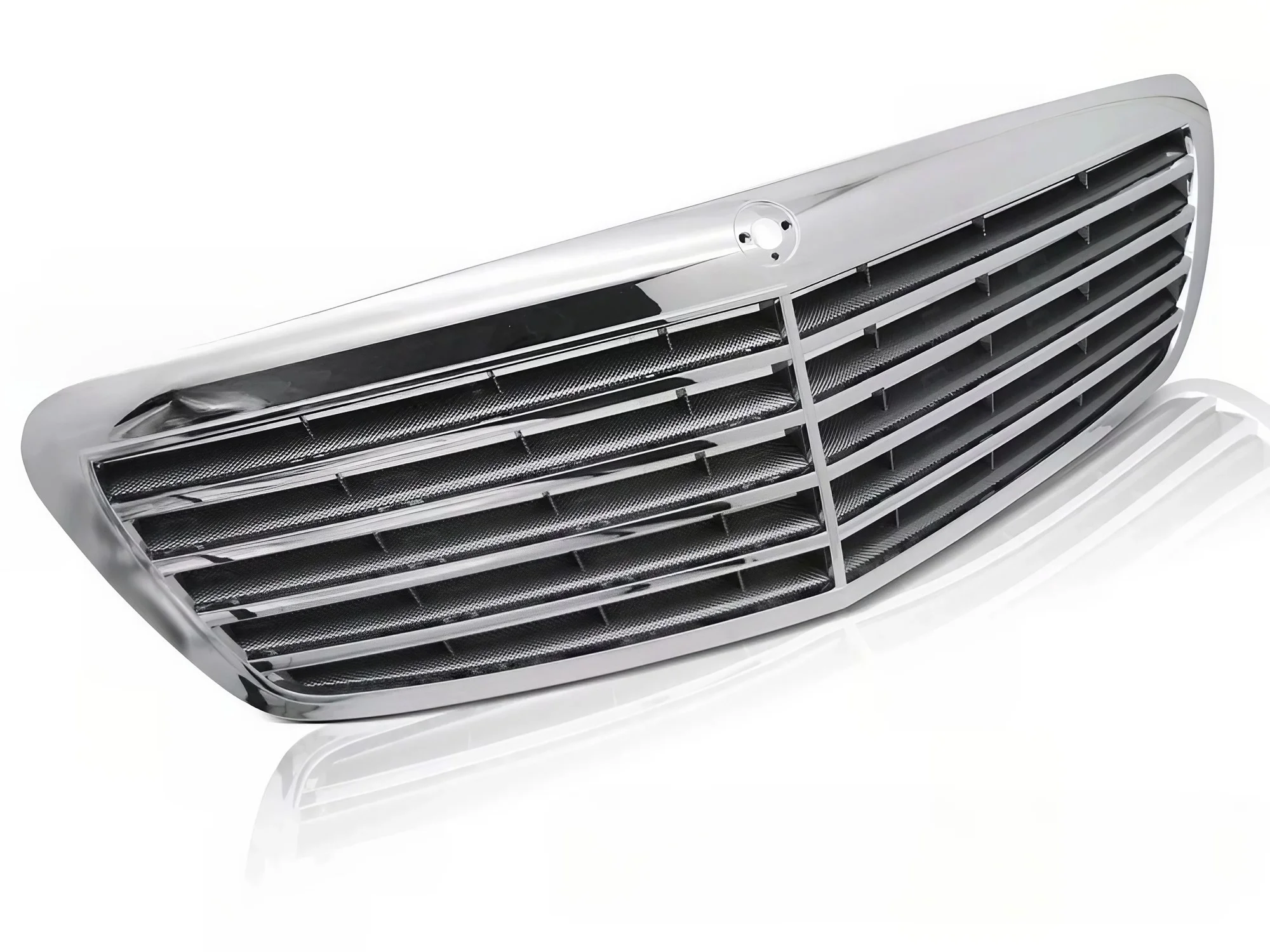 Grill Mercedes S-Class (W221) 2005 - 2009 │ Sportsgrill S-stil - krom / carbon look