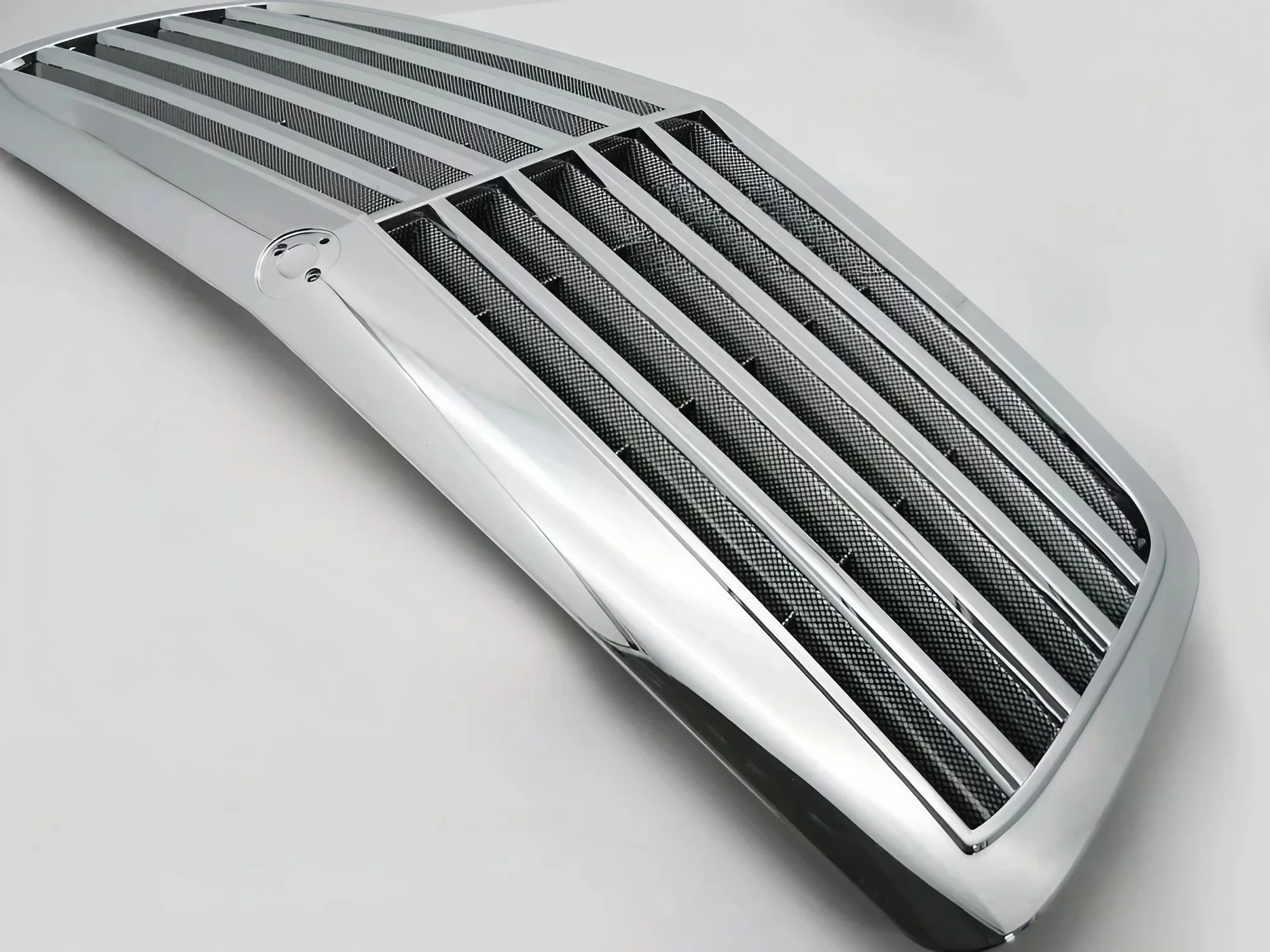 Grill Mercedes S-Class (W221) 2005 - 2009 │ Sportsgrill S-stil - krom / carbon look – bilde 3