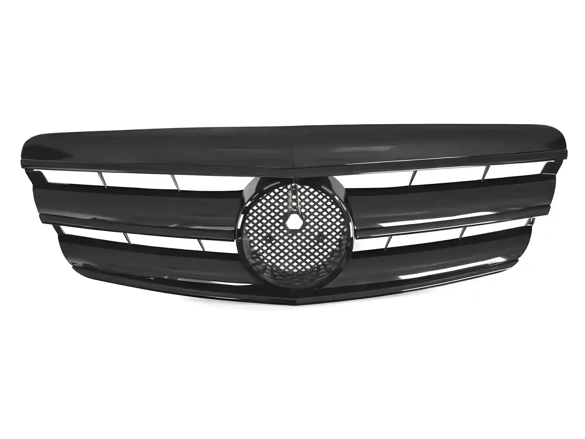 Grill Mercedes S (W221) 2005 – 2009 │ Sportsgrill GT-stil - svart høyglans – bilde 2