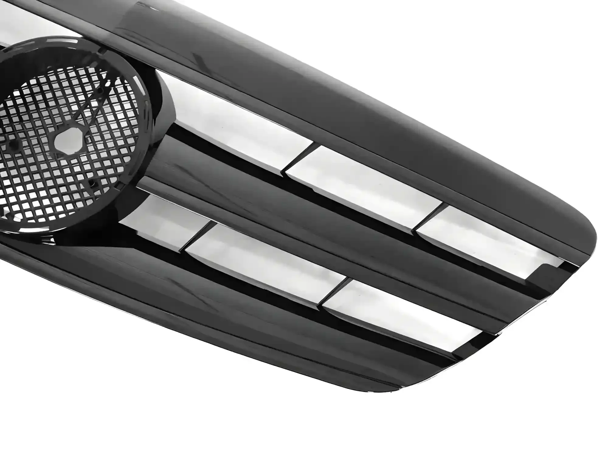 Grill Mercedes S (W221) 2005 – 2009 │ Sportsgrill GT-stil - svart høyglans – bilde 3