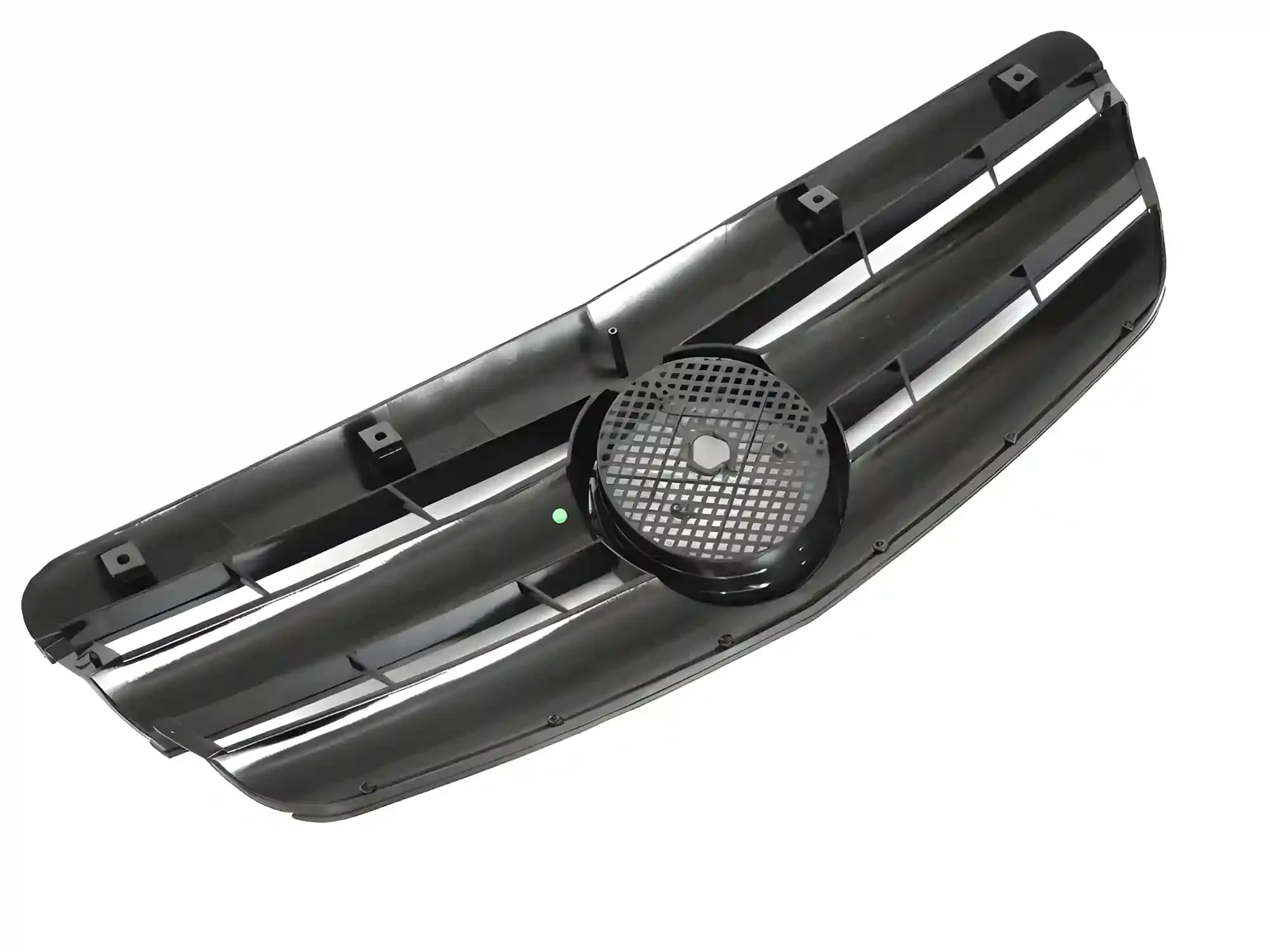 Grill Mercedes S (W221) 2005 – 2009 │ Sportsgrill GT-stil - svart høyglans – bilde 4