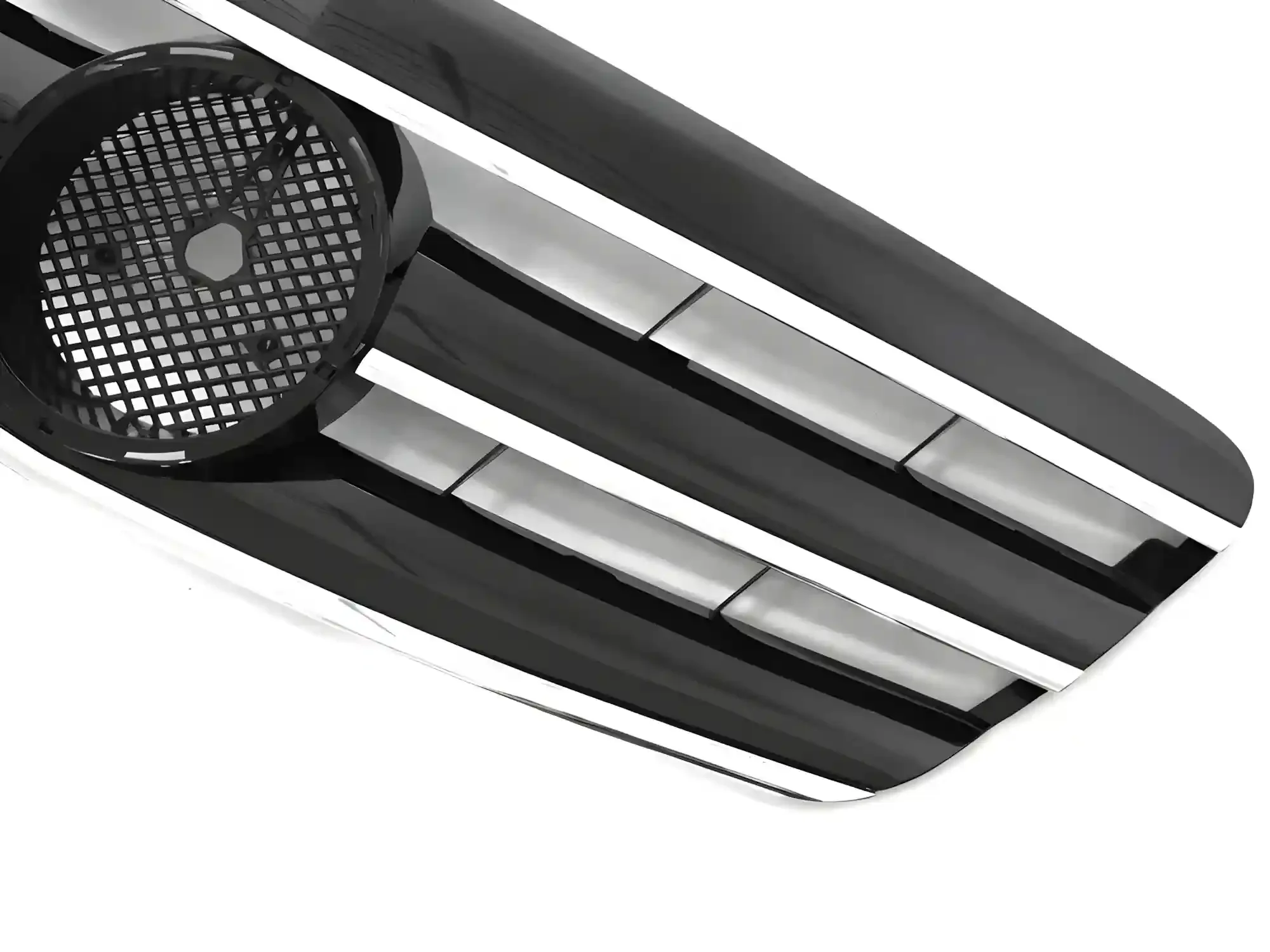 Grill Mercedes S (W221) 2005 – 2009 │ Sportsgrill GT-stil - svart / krom – bilde 3