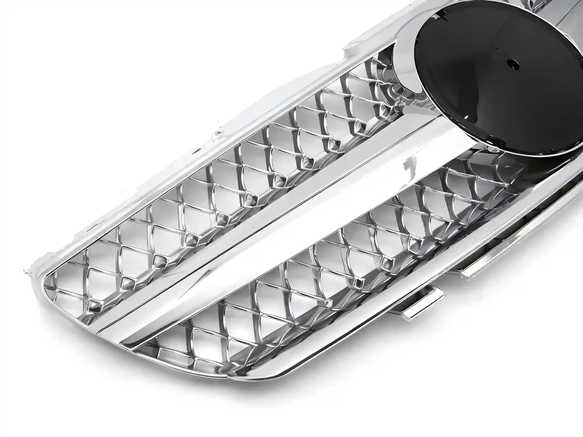 Grill Mercedes SL (R230) 2001 - 2006 │ Sportsgrill GT-stil - krom – bilde 3