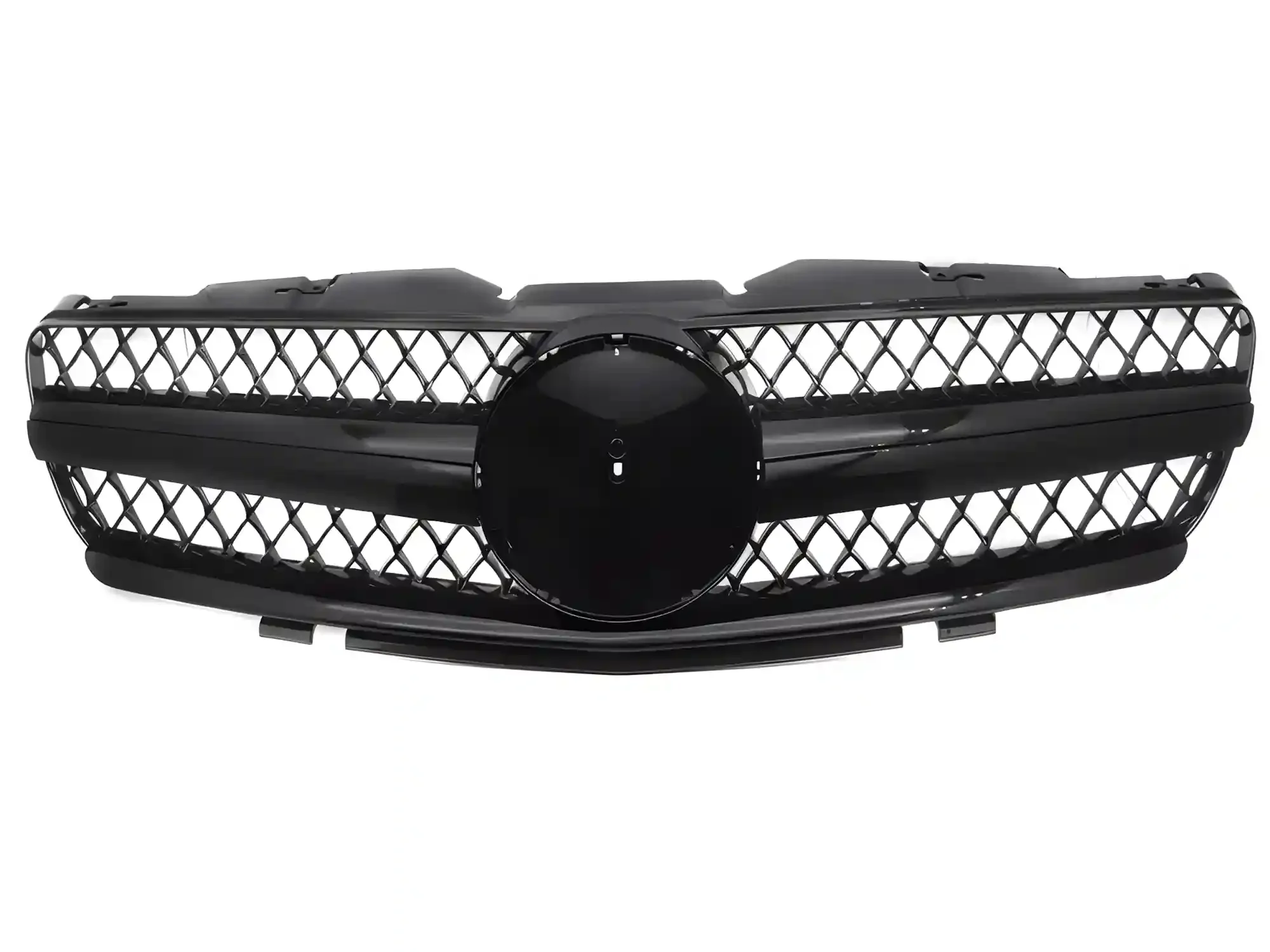 Grill Mercedes SL (R230) 2001 - 2006 │ Sportsgrill GT-stil - svart høyglans – bilde 2