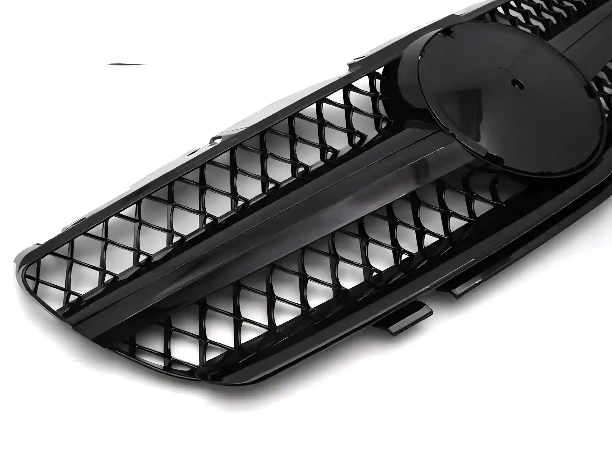 Grill Mercedes SL (R230) 2001 - 2006 │ Sportsgrill GT-stil - svart høyglans – bilde 3