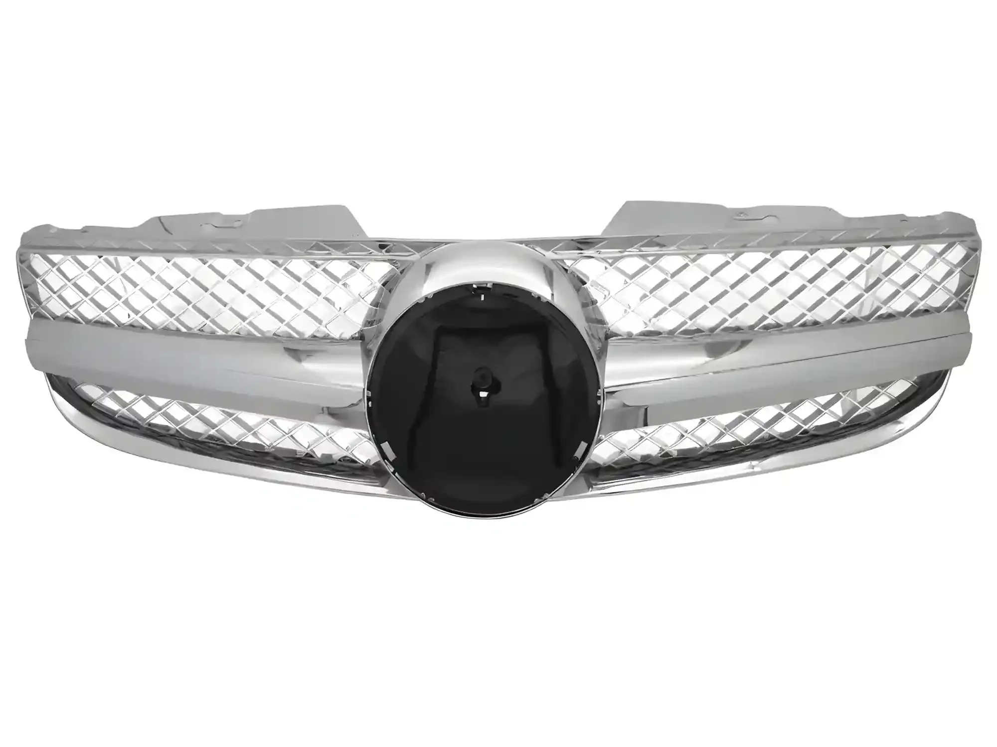 Grill Mercedes SL (R230) 2006 - 2008 │ Sportsgrill diamond-stil - chrome – bilde 2