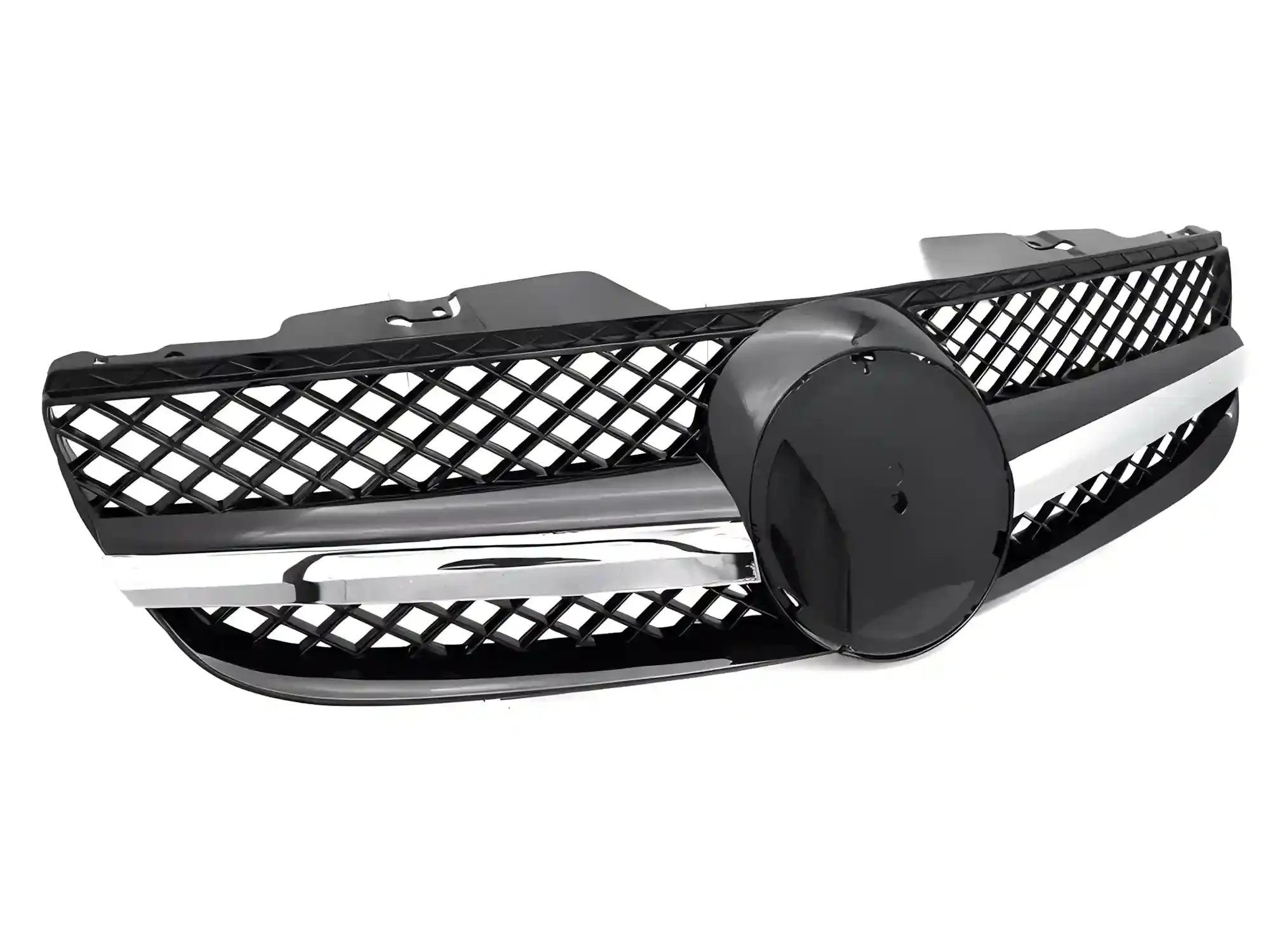 Grill Mercedes SL (R230) Facelift 2006 - 2008 │ Sportsgrill GT-stil - svart høyglans / krom