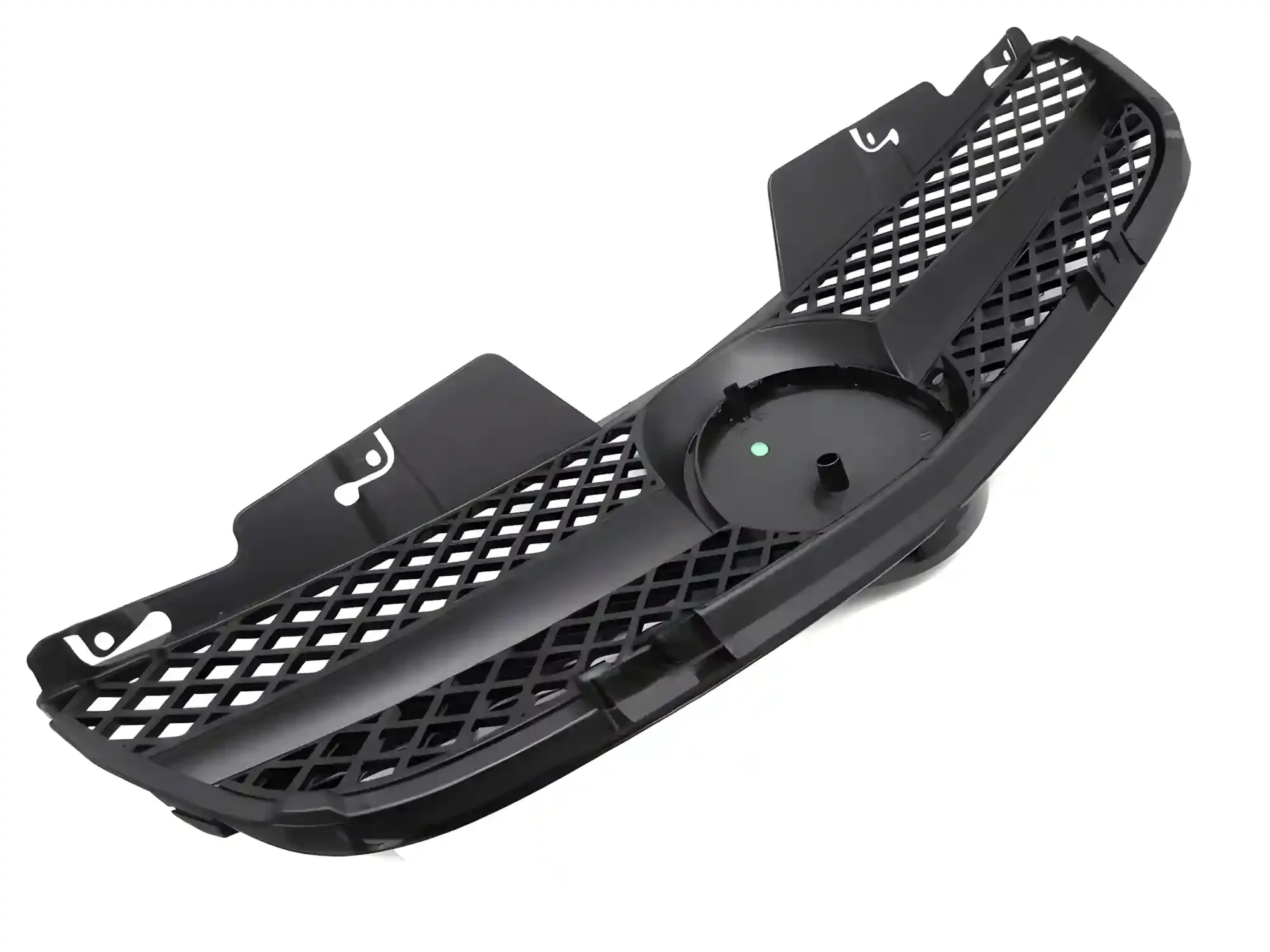 Grill Mercedes SL (R230) Facelift 2006 - 2008 │ Sportsgrill GT-stil - svart høyglans – bilde 4
