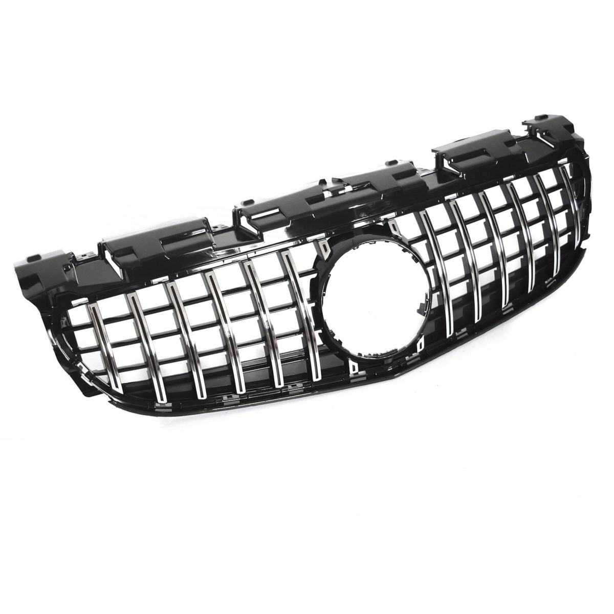 Grill Mercedes SLC (R172) Facelift 2016 - 2020 │ Sportsgrill panamericana - svart høyglans / krom