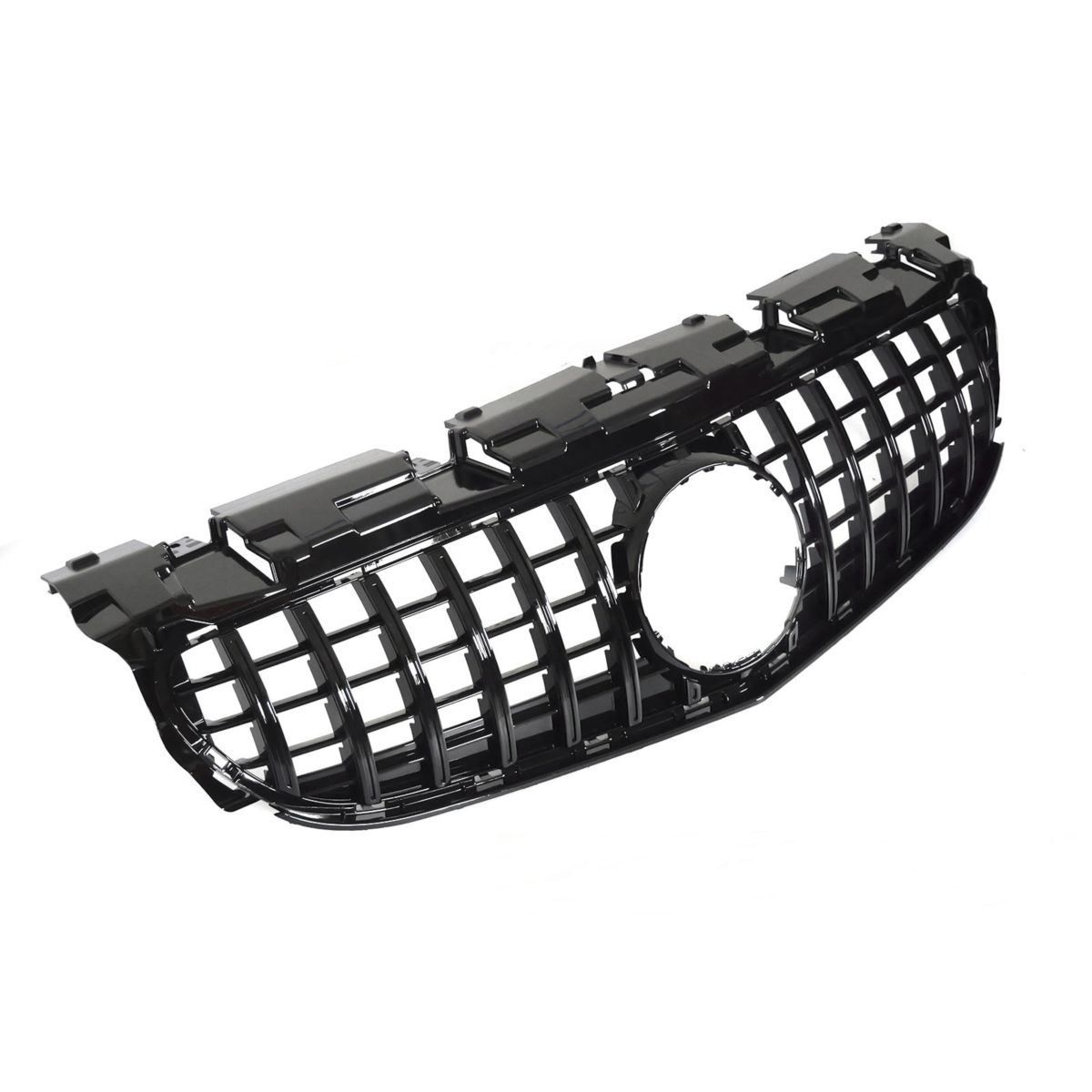 Grill Mercedes SLC (R172) Facelift 2016 - 2020 │ Sportsgrill panamericana - svart høyglans