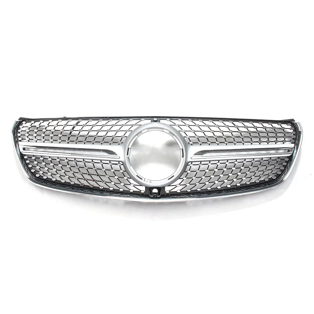 Grill Mercedes V-Class (W447) 2014 - 2019 │ Sportsgrill diamond - svart / sølv