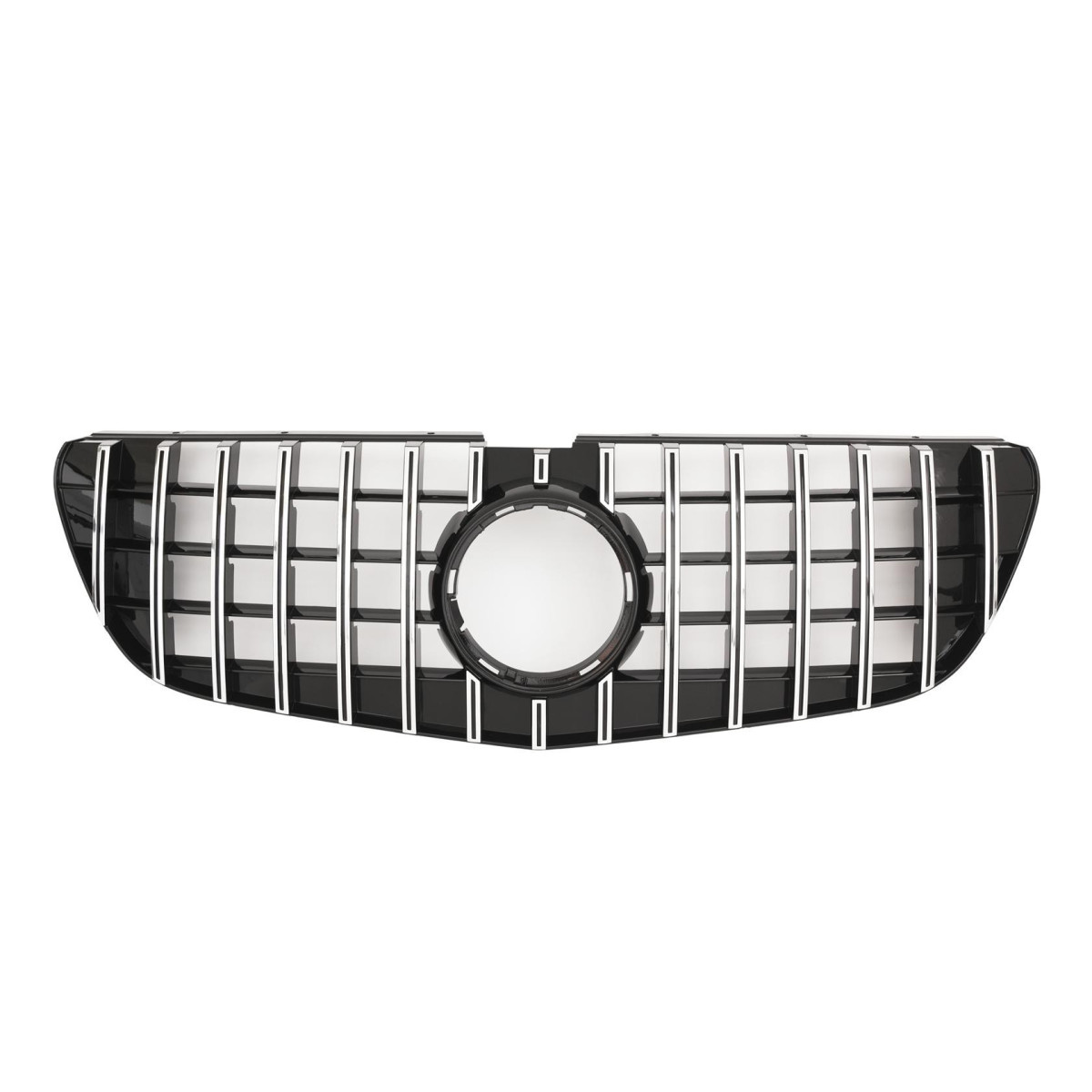 Grill Mercedes Vito (W447) 2014 - 2019 │ Sportsgrill panamericana - svart høyglans / krom – bilde 2