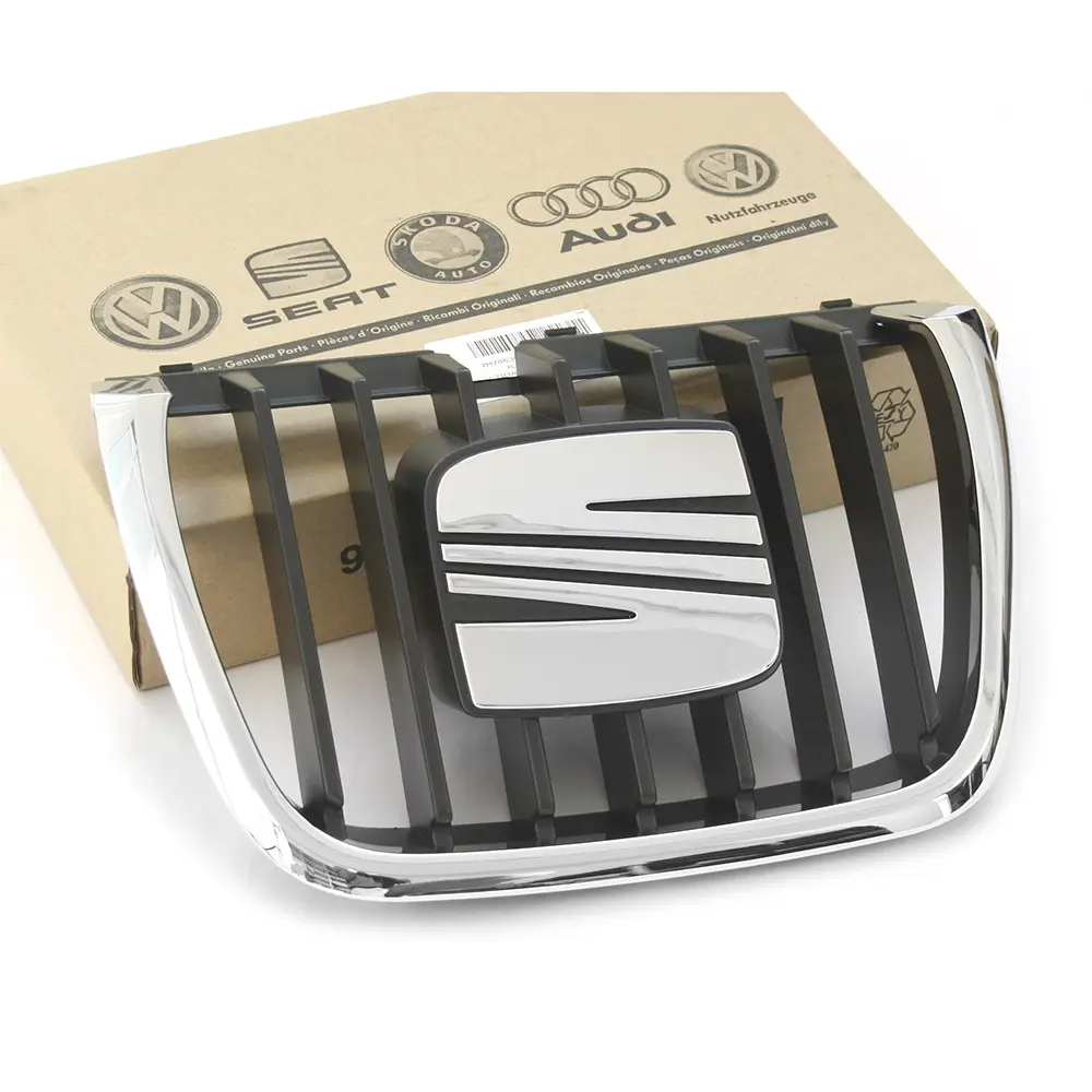 Grill (midten) Seat Alhambra I 2001 - 2010 facelift | Med Chromeiist  – bilde 2