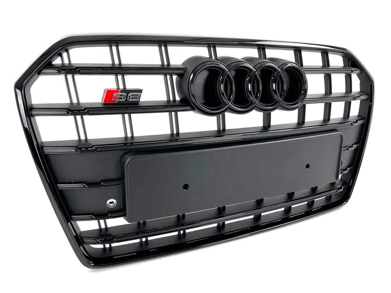 Grill Shadow Line Black Audi S6 C7 facelift 2014 - 2017 – bilde 2