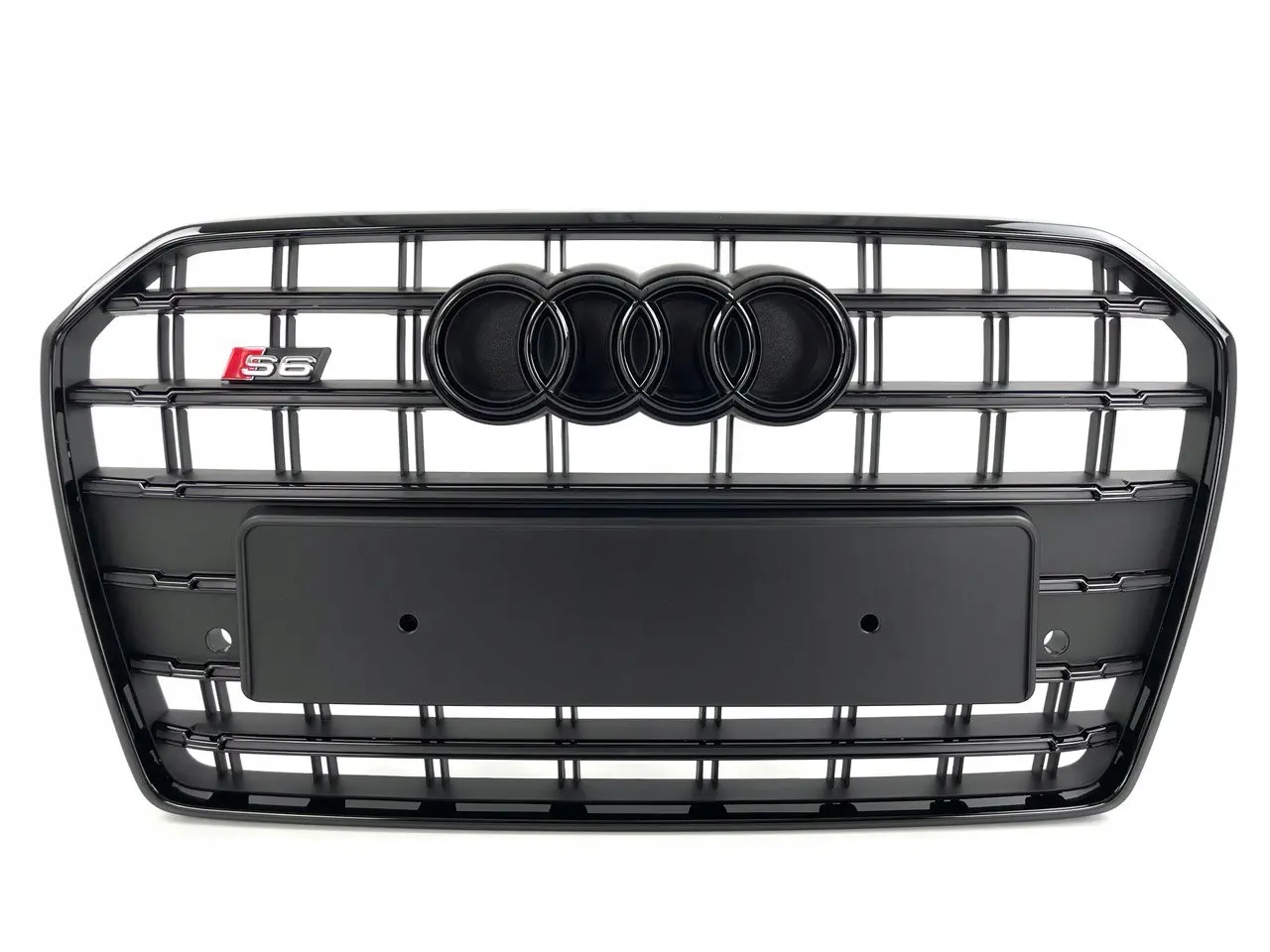Grill Shadow Line Black Audi S6 C7 facelift 2014 - 2017 – bilde 3