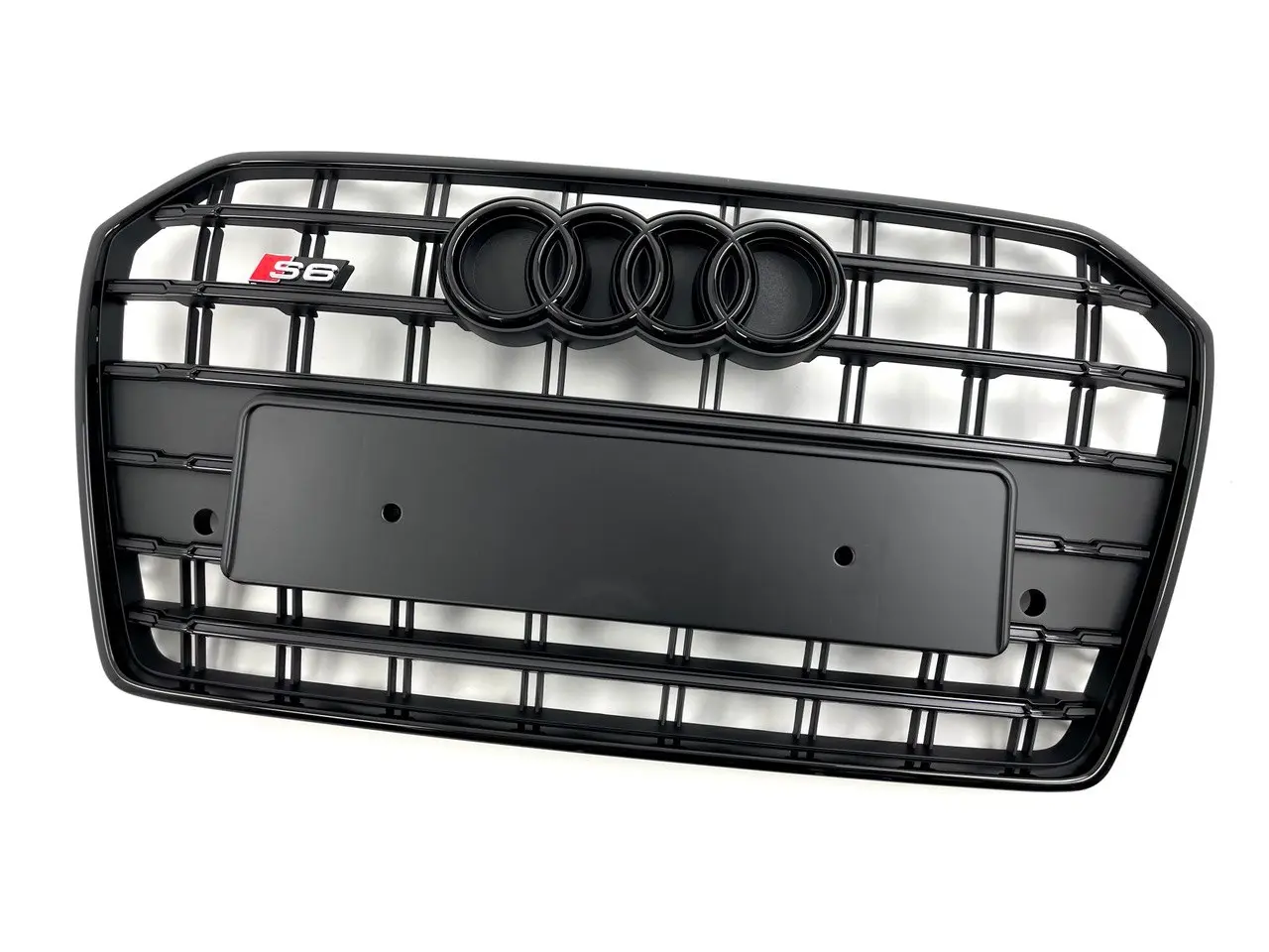 Grill Shadow Line Black Audi S6 C7 facelift 2014 - 2017 – bilde 7