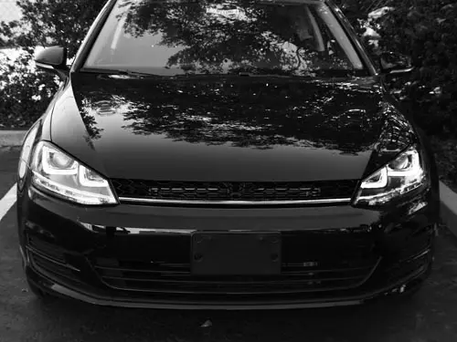 Grill Volkswagen GOLF 7 2013-2017 | SPORT BLACK CHROME – bilde 4