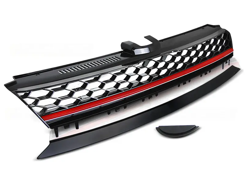 Grill Volkswagen GOLF 7 2013-2017 | SPORT BLACK RED Image 1