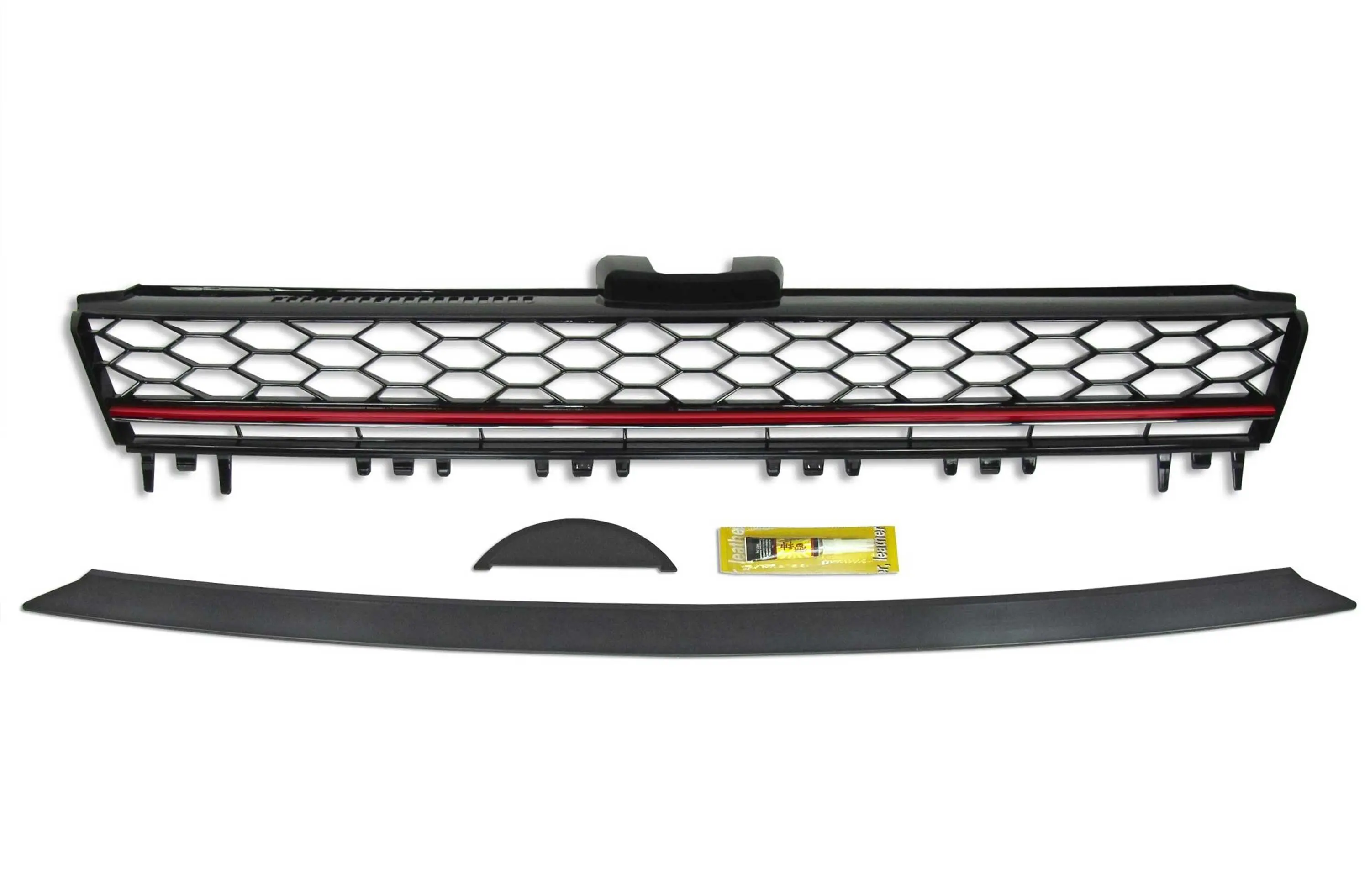 Grill Volkswagen GOLF 7 2013-2017 | SPORT BLACK RED Image 5