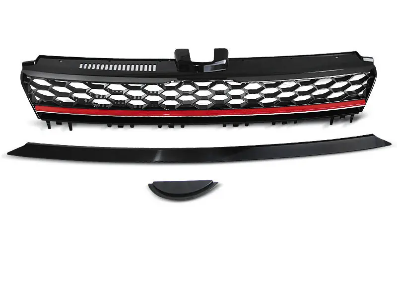 Grill Volkswagen GOLF 7 2013-2017 | SPORT BLACK RED Image 7