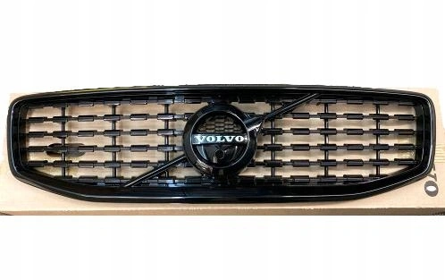 Grill Volvo S60 III / V60 III 2018 - 2024 | R-Design Black Edition - for modeller med frontkamera
