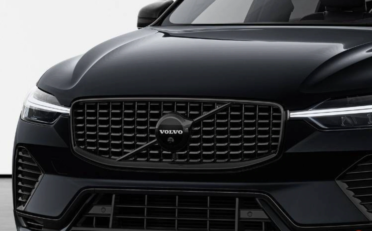Grill Volvo XC60 II Facelift 2021 ->| R-Design Glossy Black Edition