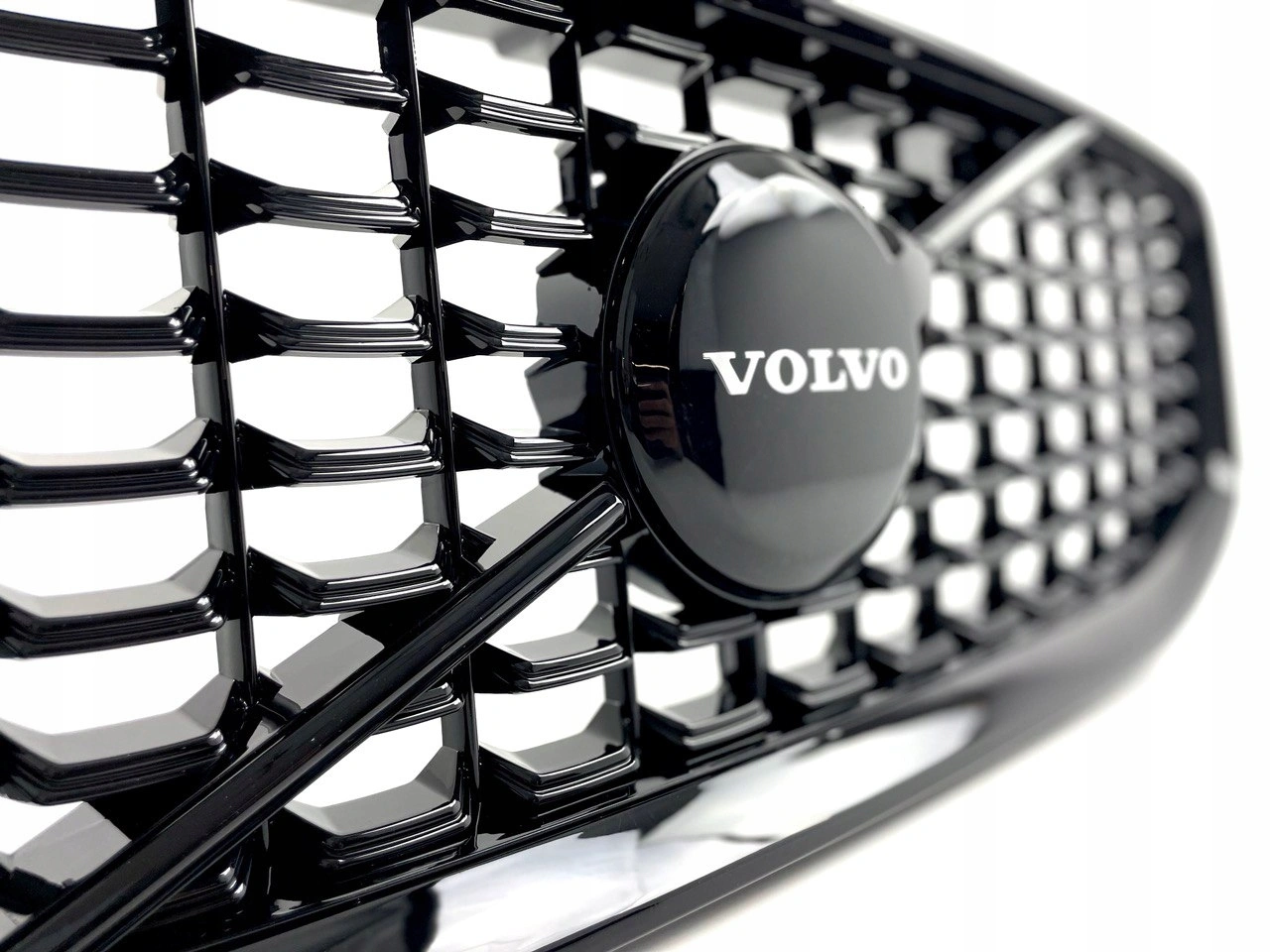 Grill Volvo XC60 II Facelift 2021 ->| R-Design Glossy Black Edition – bilde 8