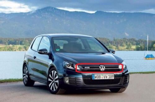 Grill VW Golf 6 GTD 2009 -2014 │ med Chromeiist – bilde 2