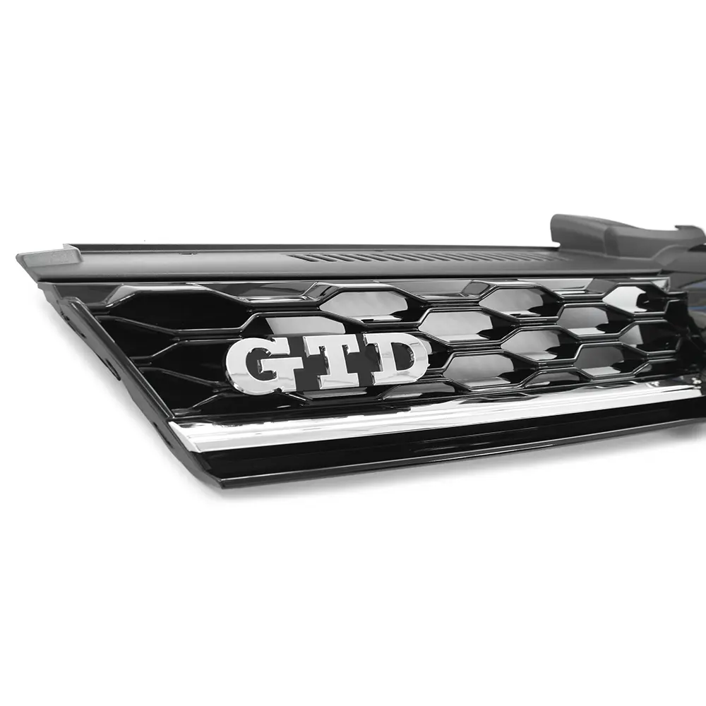 Grill VW Golf 7 GTD 2017 - 2020 facelift│ med Chromeiist – bilde 2