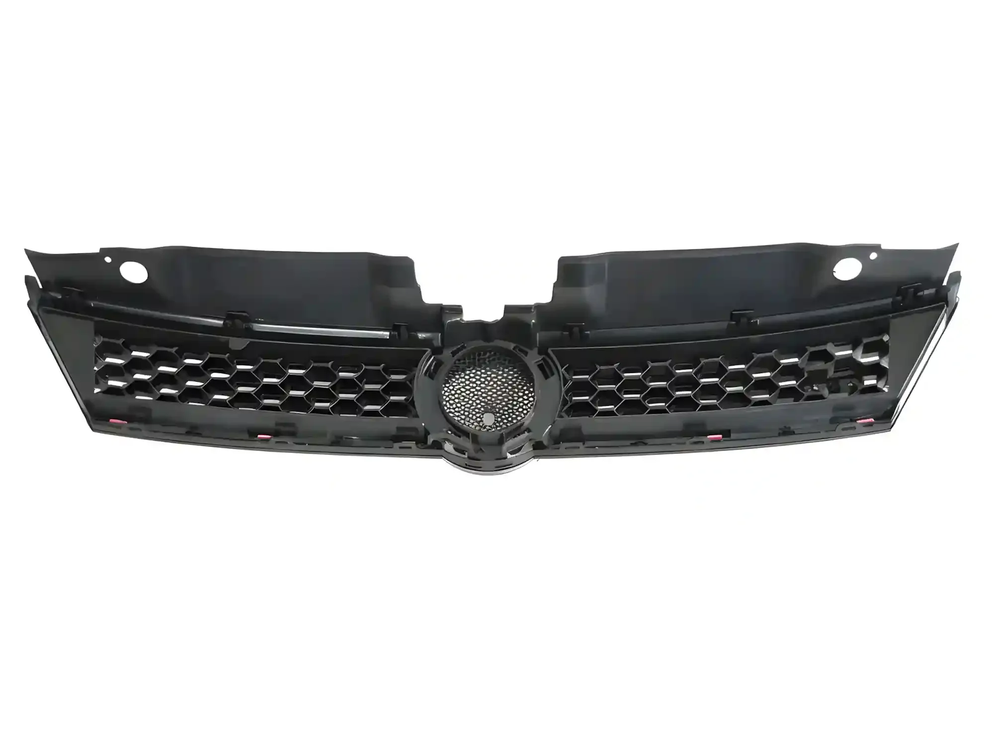 Grill VW Jetta VI 2011 - 2014 │ Sportsgrill GTI-stil - svart høyglans med rød linje – bilde 4