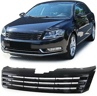 Grill VW PASSAT (B7) 2010-2014 | GLOSSY BLACK Image 1